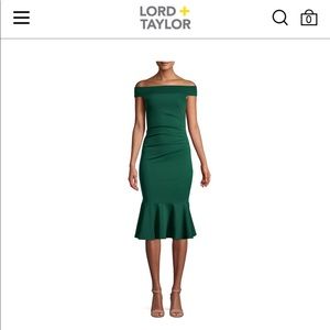 Green Fitted Mermaid Dress